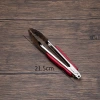 DF99831 Food tongs, Stainless Steel barbecue tongs, Buffet food tongs, Plastic red-handled bread tongs, Hotel Grilled meat steak tongs, DF Trading House details Picture